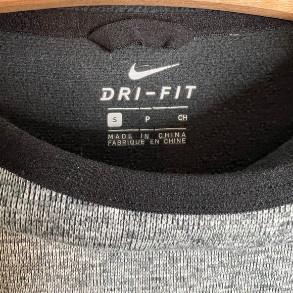 NIKE GREY HOODED SWEATSHIRT SZ S - Picture 4 of 6